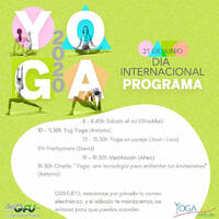 Evento Día Internacional del Yoga DIY 2020 Castellón España de la RedGFU