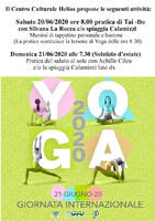 Evento Día Internacional del Yoga DIY 2020 Italia de la RedGFU