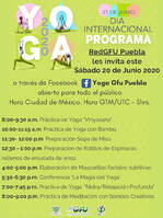 Evento Día Internacional del Yoga DIY 2020 Puebla México de la RedGFU