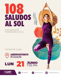 Evento Día Internacional del Yoga DIY 2021 Culiacán México de la RedGFU
