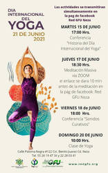Evento Día Internacional del Yoga DIY 2021 Nezahualcoyotl México de la RedGFU