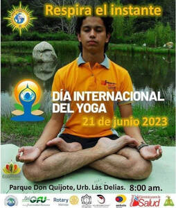 Evento Día Internacional del Yoga DIY 2023 Bogotá, Colombia de la RedGFU