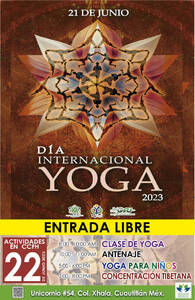 Evento Día Internacional del Yoga DIY 2023 Cuautitlán, México de la RedGFU