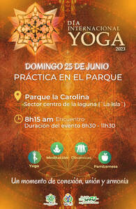 Evento Día Internacional del Yoga DIY 2023 Ecuador de la RedGFU