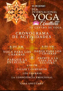 Evento Día Internacional del Yoga DIY 2023 La Victoria, Venezuela de la RedGFU