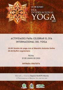 Evento Día Internacional del Yoga DIY 2023 Murcia, España de la RedGFU