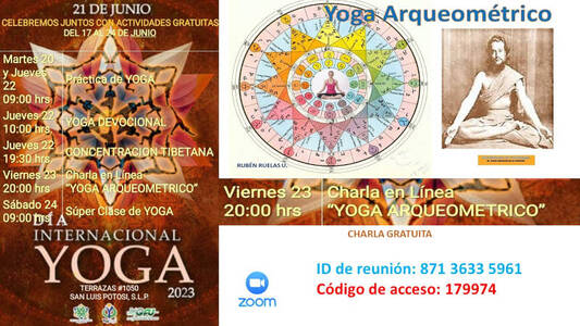Evento Día Internacional del Yoga DIY 2023 San Luis Potosí, México de la RedGFU