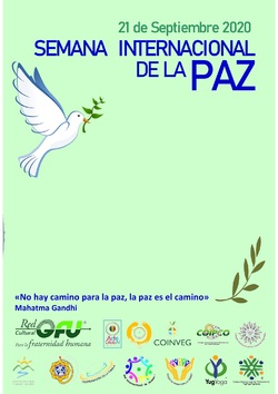 Día Internacional de la Paz en la RedGFU 21 septiembre 2020