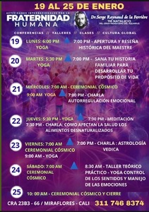 Evento Semana Fraternidad Humana 2026 Cali de la RedGFU